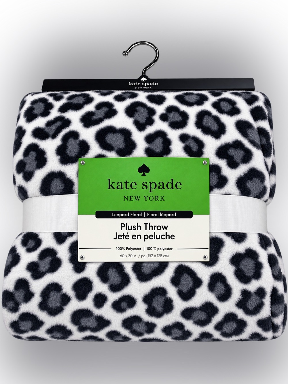 Kate Spade animal print Plush Throw Blanket